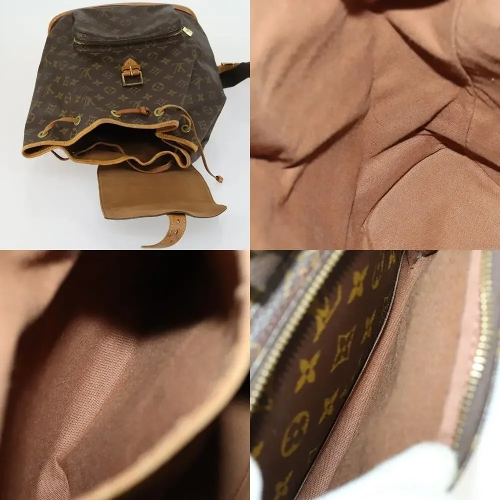 Louis Vuitton Monogram Montsouris GM Backpack Brown